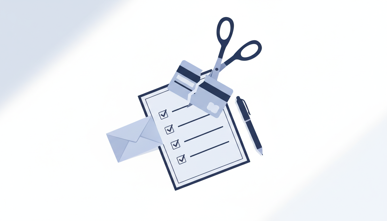 Kreditkarte kündigen: So löschst du deine Karte richtig